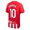 Atletico Madrid Angel Correa #10 Hjemmedrakt 2023-24 Kortermet